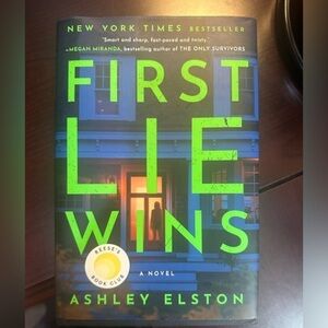 First Lie Wins Hardcover Book Ashley Elston Reese's Book Club